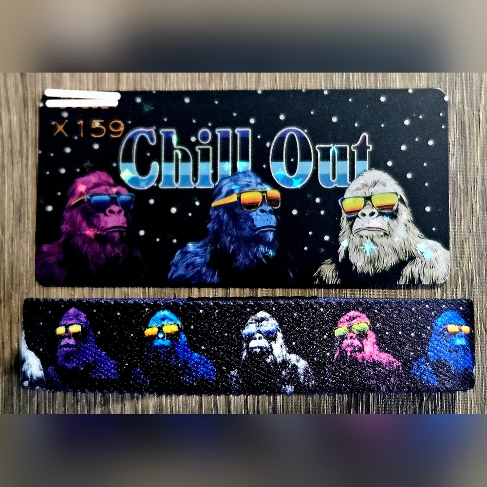 ZOX "CHILL OUT" #X159 HOLOGRAPHIC Winter Wonders RARE INTERACTIVE WRISTBAND - Picture 10 of 12
